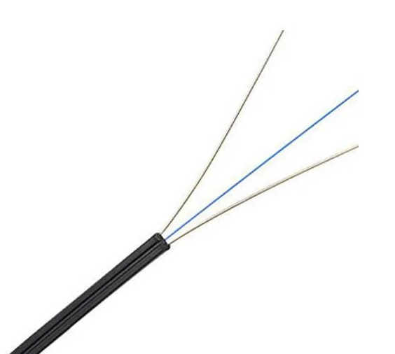 Kabel podłączeniowy FTTH Wewnętrzny 1/2 rdzenia Element wzmacniający typu łukowego FRP/stal