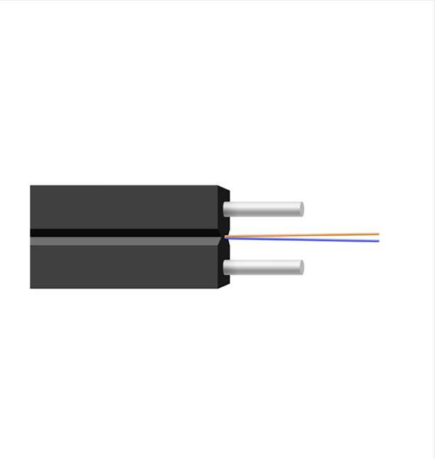 GJXH 2 rdzenia FTTH w pomieszczeniach wewnętrznych LZSH kablów optycznych