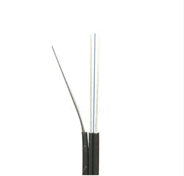 FTTH Wewnętrzny, zewnętrzny FRP Strength Member GJYXFCH 1/2 Fibre Optic Drop Cable