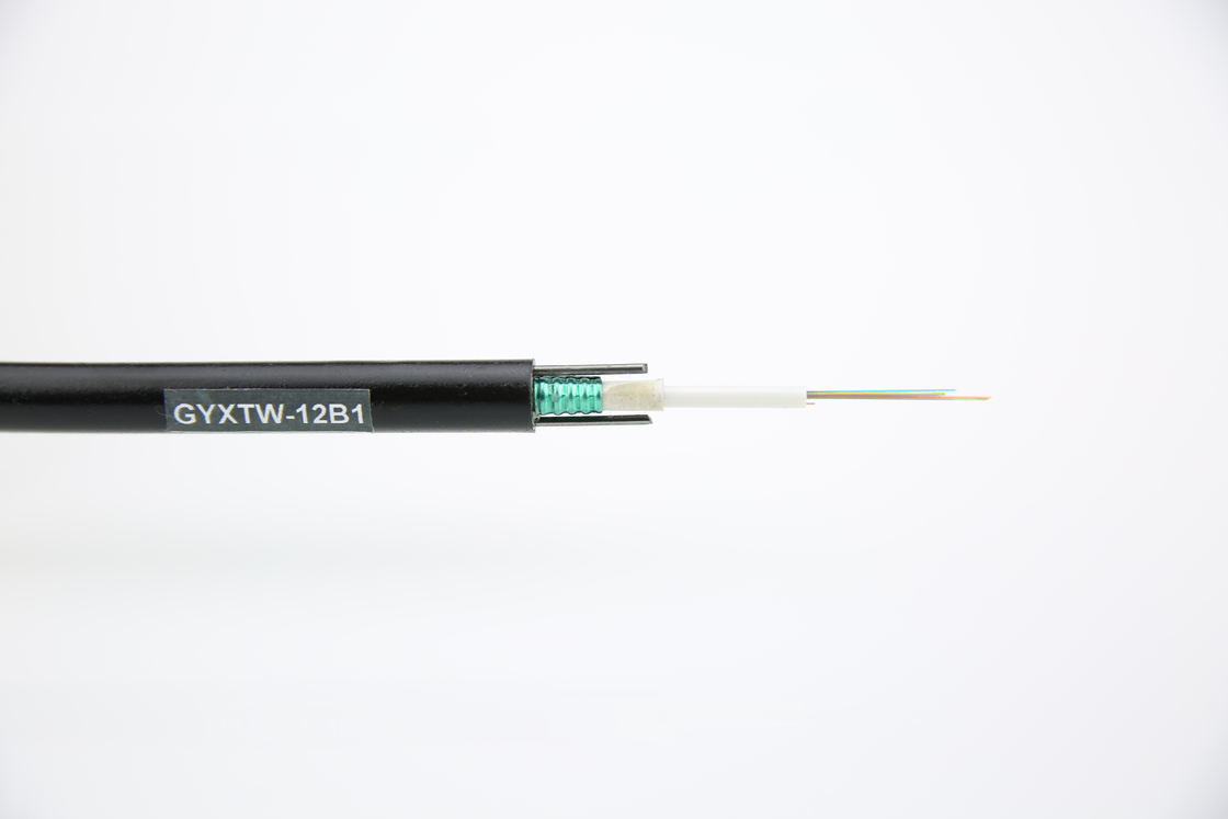 Kabel optyczny z włókna optycznego z G652D GYXTW 2-12 rdzenia