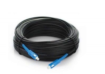 FTTH Fiber Optic Patch Cable LC SC ST FC PC UPC APC Single Mode Simplex Outdoor Fiber Optic Drop Cable Patch Cord