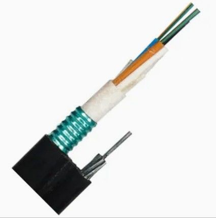 PE lub LSZH Jacket Outdoor Armoured Fiber Optic Cable z tarczą taśmową z włókien i stali G652D