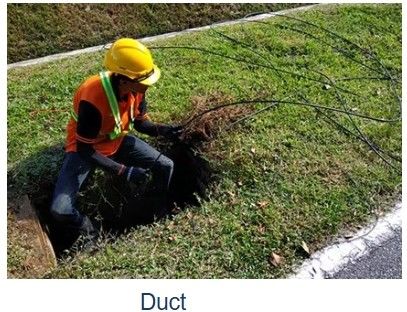 Prosto zakopany kabel światłowodowy GYTA53 z PBT Loose Tube i stratą zwrotu ≥ 50 dB dla rdzenia o wyższej wydajności sieciowej 2-144 rdzen