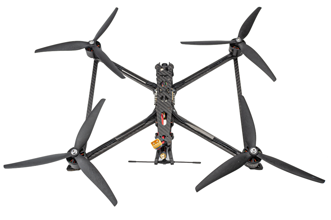880g FPV 10c SE10 True X Frame Drone do monitorowania i kontroli ruchu drogowego