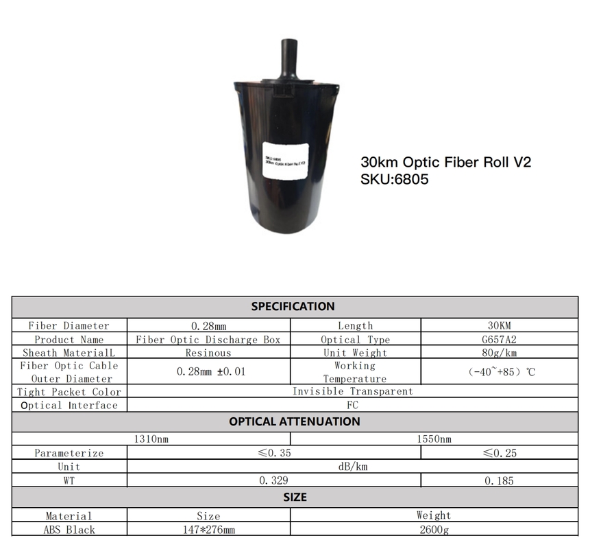 Profesjonalny dron FPV Fiber Quadcopter gotowy do lotu 30km/rolka Ultralekki - Wysoka wytrzymałość na rozciąganie - Okablowanie wewnętrzne do zewnętrznego