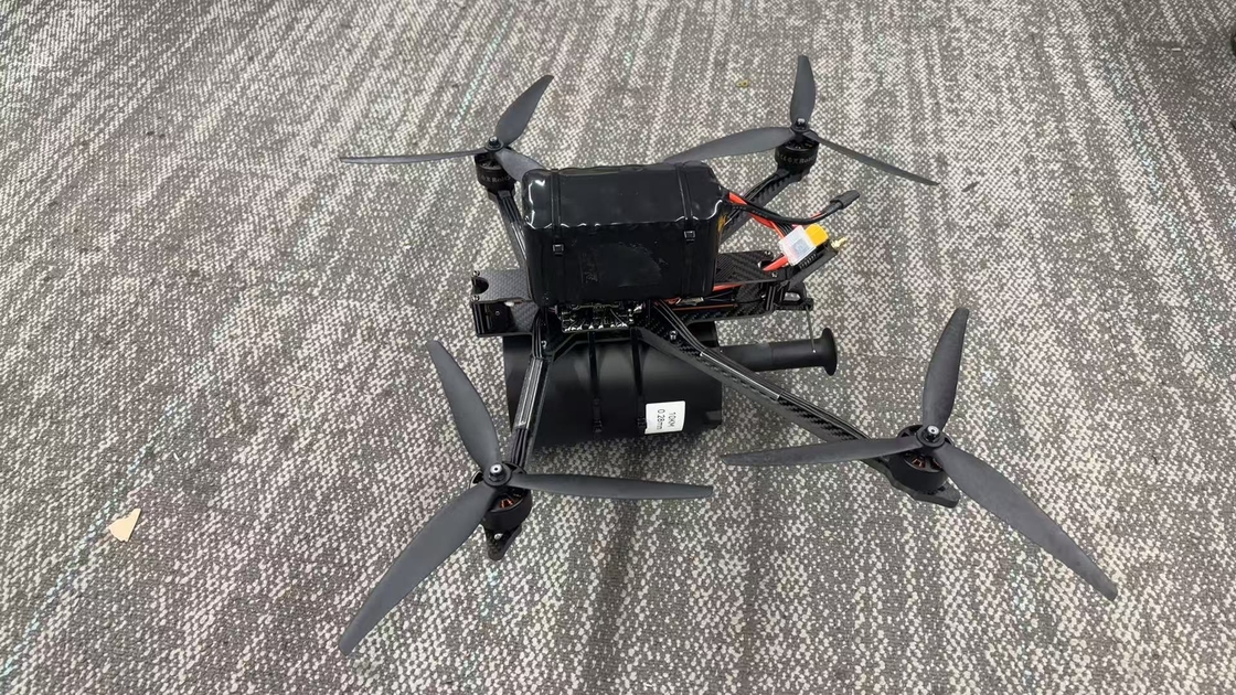 Profesjonalny dron FPV Fiber Quadcopter gotowy do lotu 30km/rolka Ultralekki - Wysoka wytrzymałość na rozciąganie - Okablowanie wewnętrzne do zewnętrznego