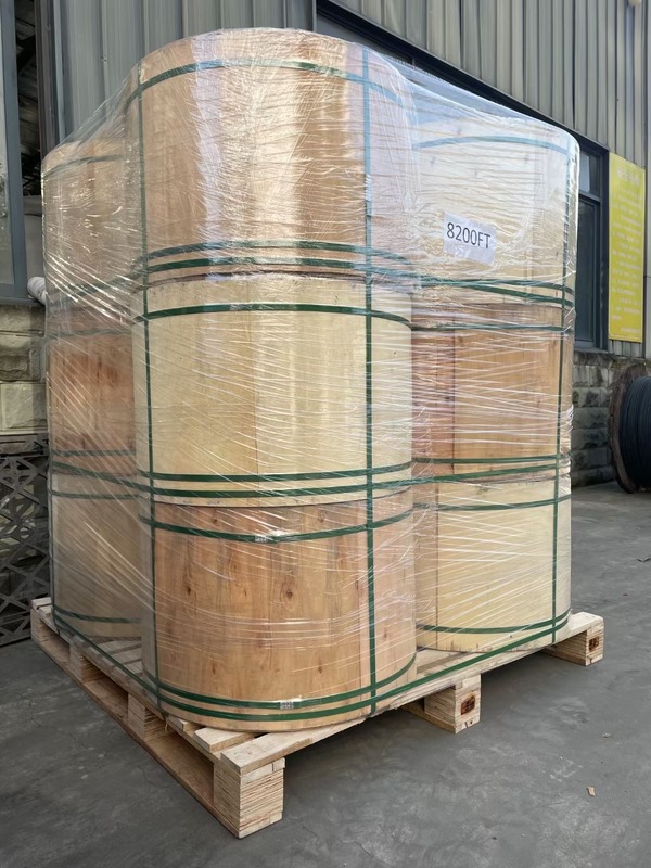 48-rdzeniowy zewnętrzny opancerzony kabel światłowodowy GYTZA ognioodporny